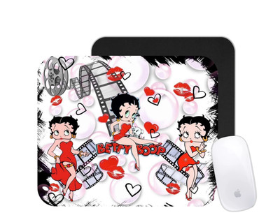 Betty Boop Film Strip Mouse Pad | Retro Cartoon Desk Mat | Custom Vintage Gift