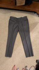 Brooks Brothers Regent Fit Dress Pants Mens 38x30 Gray Wool Slacks