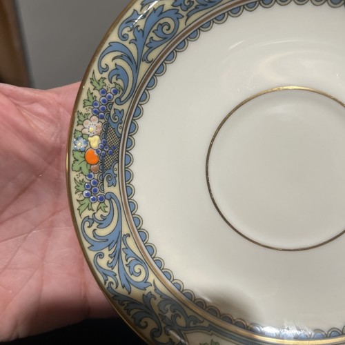 Lenox Autumn Footed Cup and Saucer Set, Pristine, Unused Condition - Picture 8 of 11