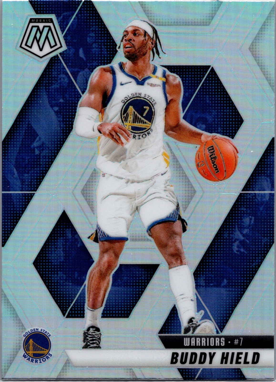 2024-25 Panini Mosaic - Buddy Hield #2 Silver Prizm - Warriors