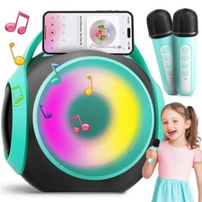 All Rounder Karaoke Machine for Kids Teens, Portable Bluetooth Karaoke Speake...