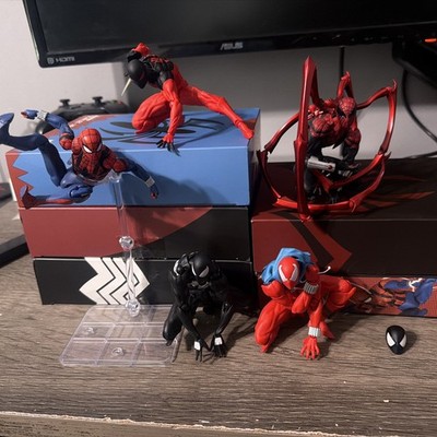MESS TOYS Superior Spider Man Peter Parker CT Lot With Extra Head Sculpts