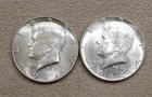 1964-P & 1964-D Kennedy Silver Half Dollar  2 Coins Uncirculated