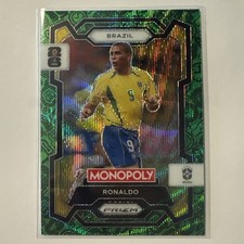 2026 Panini Prizm Monopoly Fifa World Cup - Ronaldo #18 Four Corners Green Wave/