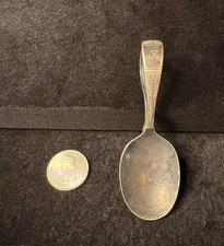 Vintage ONEIDA COMMUNITY MADE Silverplate CURVED Handle Baby Spoon