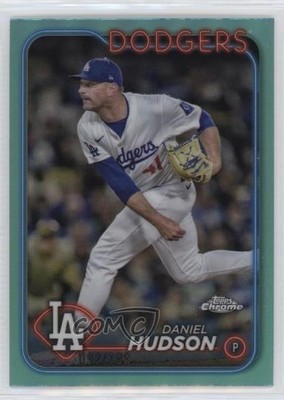 2024 Topps Chrome Update Aqua Refractor 92/199 Daniel Hudson #USC19 bn5