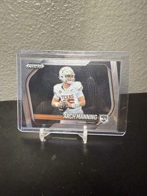 Arch Manning 2025 Prizm Black Football NIL Base #197 Texas Longhorns