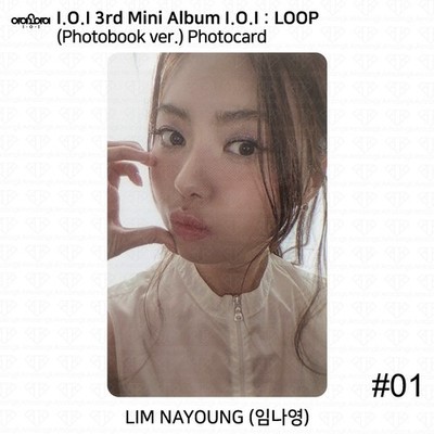 チョンハ　ioi I.O.I トレカ　フォカ　photocard loop I.O.I The 3rd Mini Album I.O.I : LOOP Photobook ver. Photocard