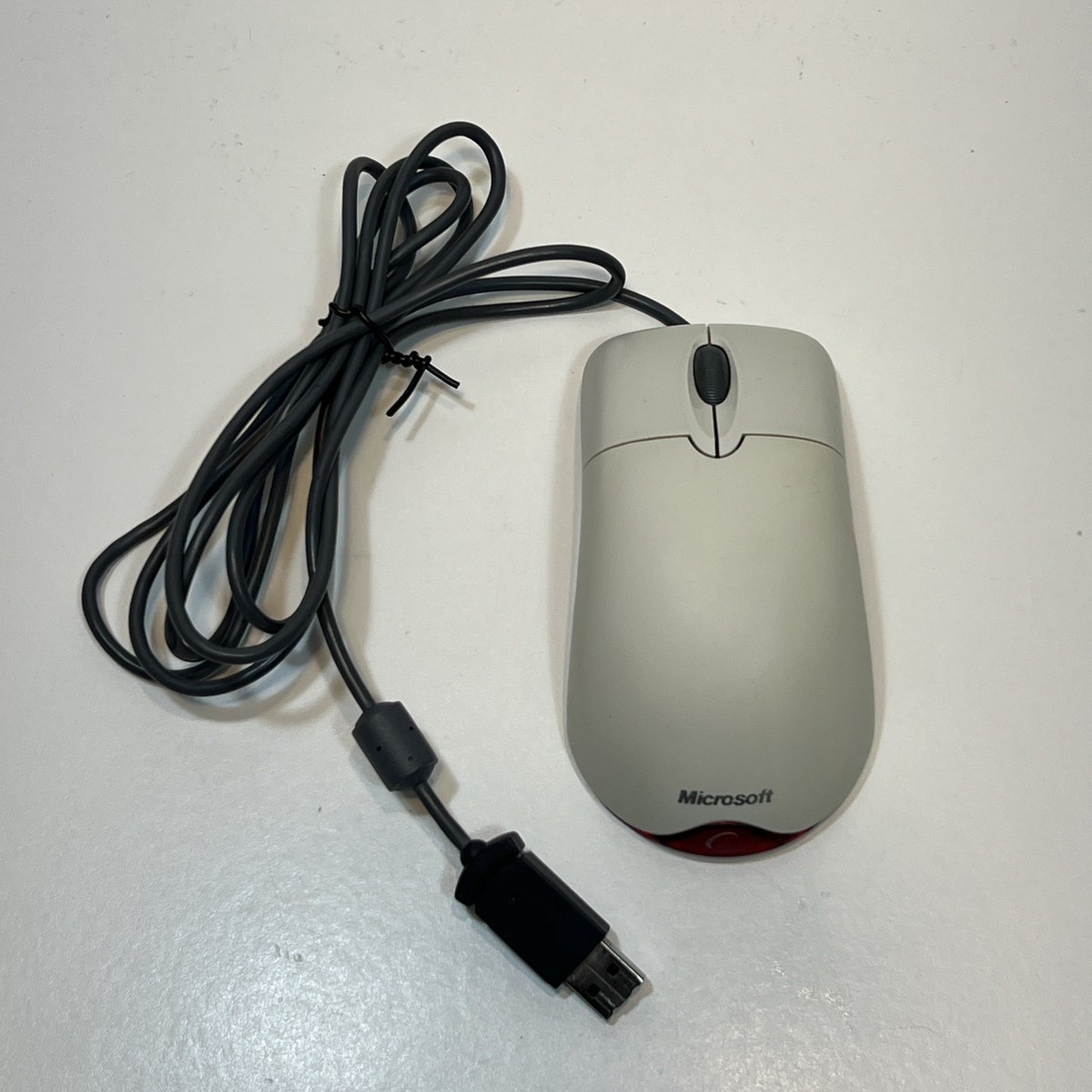Microsoft Wheel Mouse Optical 1.1A Black USB Wired Retro Gaming