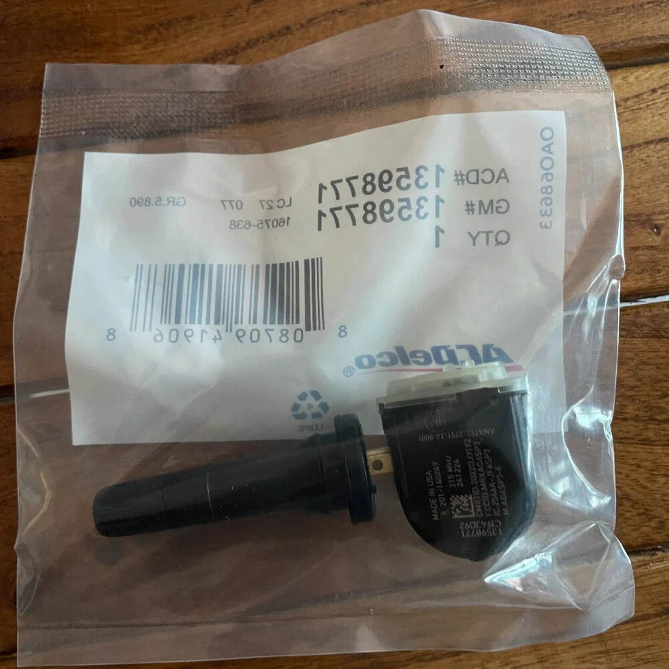 NEW 4X TPMS OEM Tire Pressure Monitoring Sensor 13598771 For Chevrolet Cadillac - Image 4 of 4