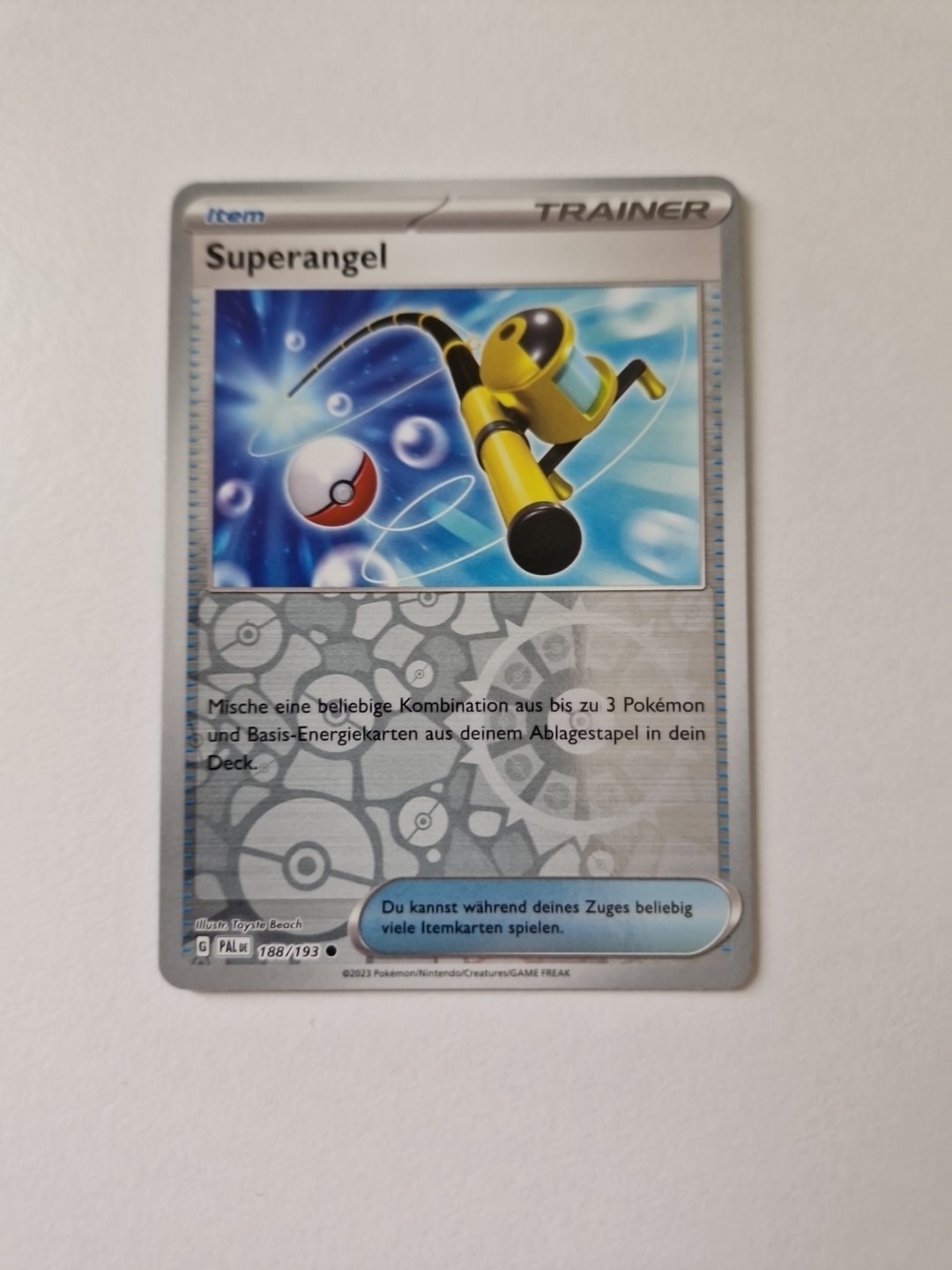 Superangel 188/193 Reverse Holo Entwicklungen In Paldea Pokemon Karte Deutsch NM