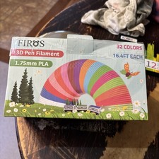 Firos 32 Colors 3D Pen Filament Refills 1.75mm PLA 525 Feet Total 16.4ft Each