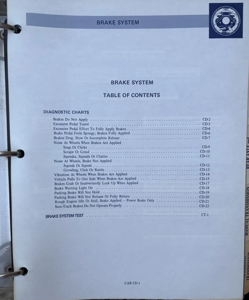 1972 年福特汽车诊断手册野马平托都灵有限公司 Maverick Ranchero VGC — 第 2/3 张图片