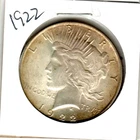 1922 P PEACE SILVER DOLLAR VERY GOOD CONDITION UNGRADED 1 DAY SHIP
