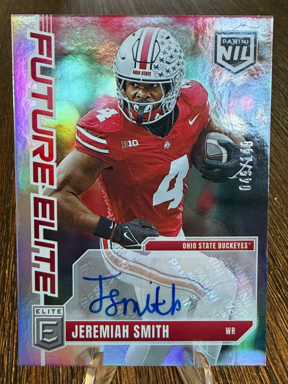 2025 Donruss Elite NIL Jeremiah Smith Future Elite Auto /149 Ohio State
