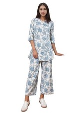 Stylish Printed Cotton Blend Co Ord Set for Women
