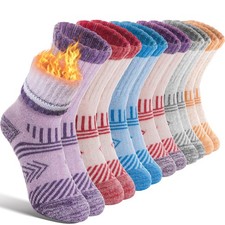 Kids Merino Wool Hiking Socks Toddlers Girls Winter Thermal Thick Warm Boot C...