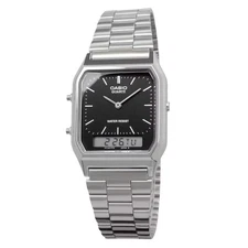 New Casio  AQ-230A-1D Retro Digital Analog Alarm Mens Watch AQ-230 AQ-230A