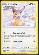 Delcatty 142/189 Rare Darkness Ablaze Pokemon Near Mint