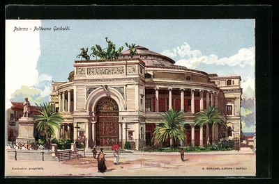 Ansichtskarte Palermo, Politeama Garibaldi 