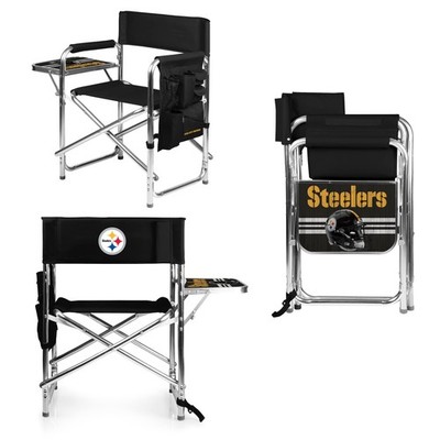 Picnic TIME NFL Unisex-Adult NFL Sports Chair with Side Table, Beach Chair, C...
