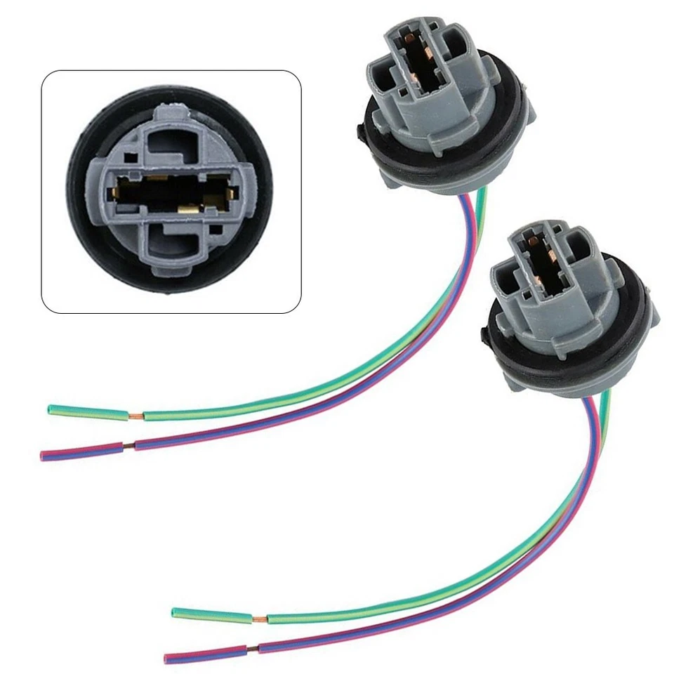 Useful Light Bulb Socket Adapter Two Harness Vehicle For Turn Signal Light Pair - Image 2 of 4