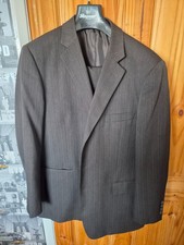 mens 2 piece suit grey with slight pin stripe size 42R