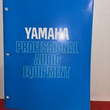 YAMAHA PROFESSIONAL EQUIPMENT 1980s Catalog Mixers Processors Amplifiers