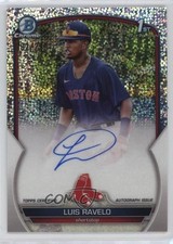 2023 Bowman Chrome Prospect Speckle Refractor /299 Luis Ravelo Auto 0l44