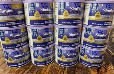 Lot Of 12 Similac Pro-Total Comfort 7oz Can Infant Formula Exp 09/26+ FAST SHIP!