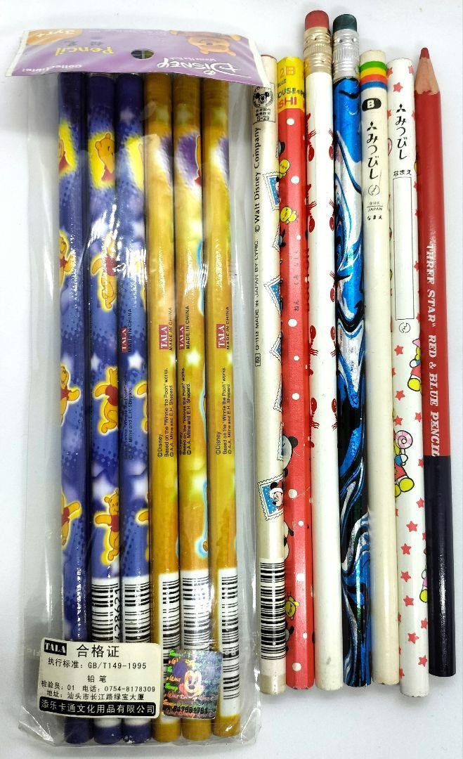 Disney Winnie the Pooh Mickey PENCIL HOUSE KITABOSHI BOSTON Mitsubishi Pencil