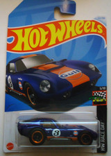 HOT WHEELS 2024 SHELBY COBRA DAYTONA COUPE RACE DAY 5/10 ON INTL. CARD 122/250