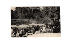 Postcard postcard 80 Somme: surroundings of Amiens, Naours, the Bar-Terrasse