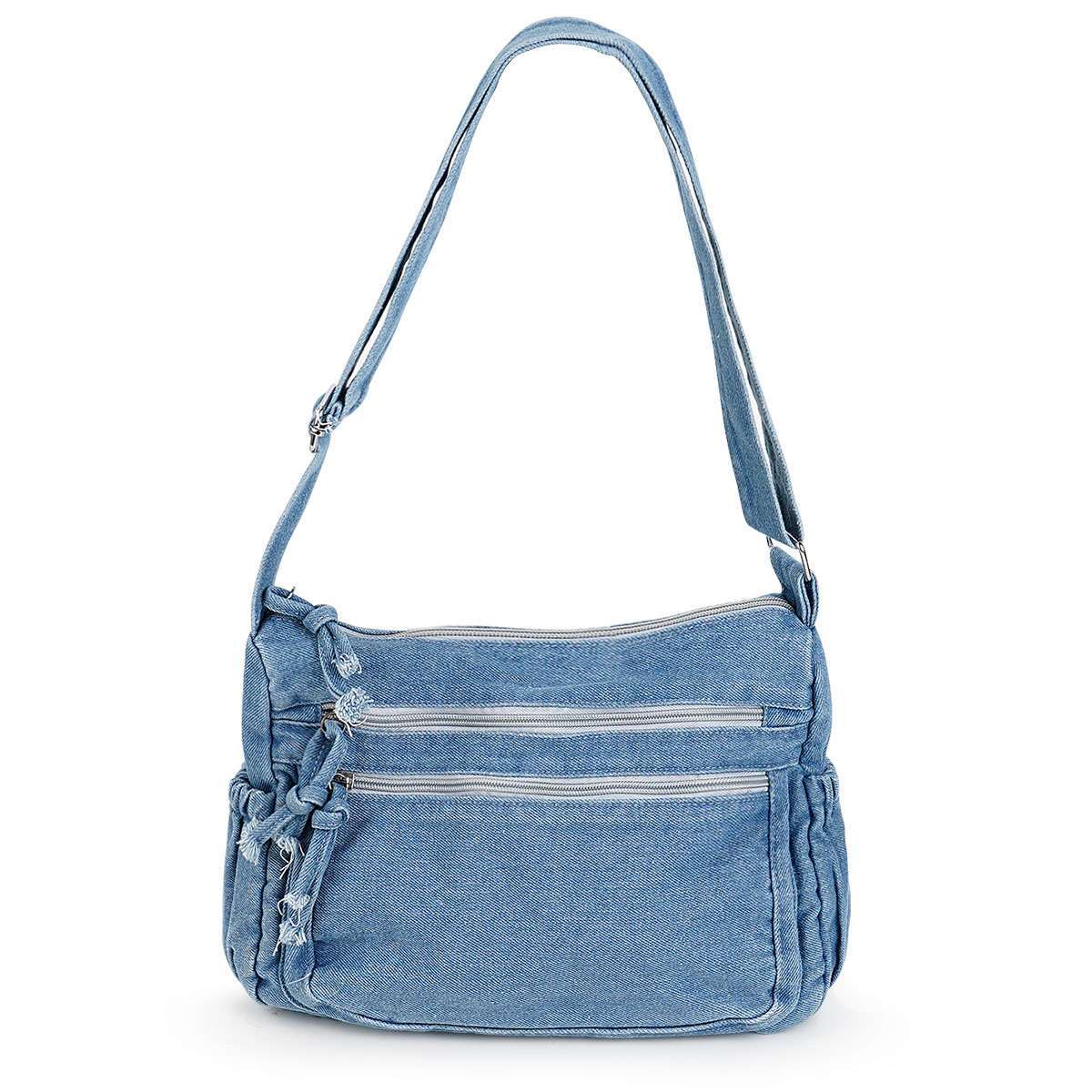 Women's Retro Denim Crossbody Bag Jean Purse Shoulder Handbags