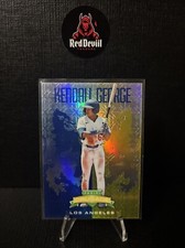 2024 Panini Crusade - Crusade Blue Cracked Ice #73 Kendall George (RC)