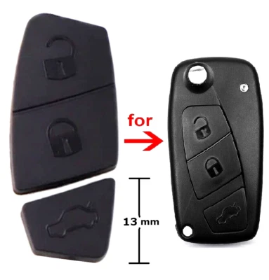 For Ford KA Key Fob 3 Button Rubber Pad For Ford KA MK2 Remote Fob 2008 to 2016