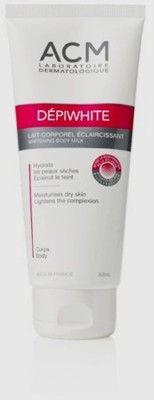 Acm depiwhite body milk lightens complexion moisturizes dry sensitive skin