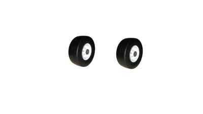 Lot de 2 roulettes pivotantes pour portails, roulettes pivotantes à