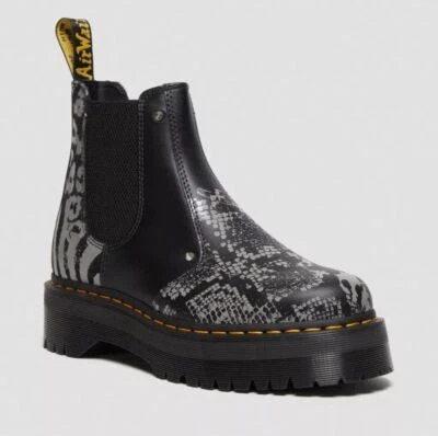 DR. MARTENS Dr Martens Slip On 2976 Quad Black+Zinc Grey 27692001 Doc
