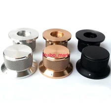  44X34X25mm knurling Solid Aluminum Potentiometer Knob For Hifi Audio DIY AMP 