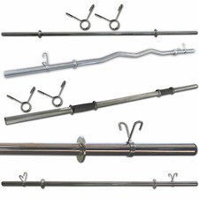 Curlstange SZ Curl Langhantel Hantelstangen 150cm 120cm 6 KG Chrom Kurzhantel 1B