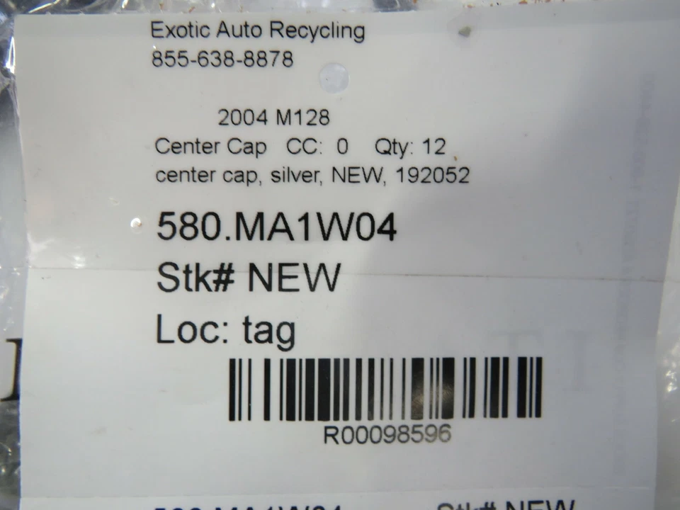 Maserati M128/138, cupé/spyder, tapa central, plateado, nuevo, P/N 192052 Foto 3 de 3