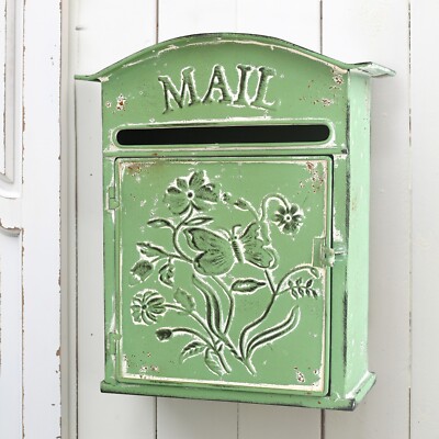 Vintage Mailbox Wall Mount Antique Style Idea for Suggestion Box Wedding Box