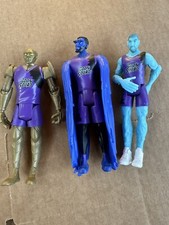 3 SPACE JAM LEBRON JAMES W/WINGS TUNE SQUAD GOON SQUAD 5  FIGURE PLASTIC TOY