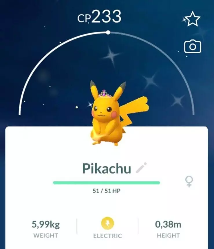 Shiny Pikachu - Pokemon Go