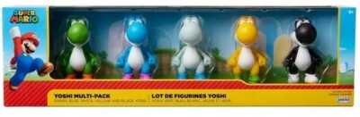World of Nintendo Super Mario Bros 5 Yoshi Colors Multi Pack Jakks