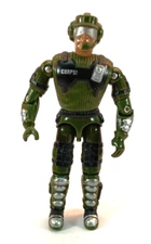 Lanard Corps Justin Case Green Silver Action Figure 1998 !READ!