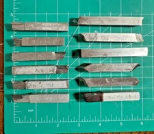 12pc Mixed Lot Lathe Turning Tool Mo Max 3/8 AR-6 883 AL6 C-5 M-100 HSS 757