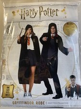 Harry Potter Gryffindor Robe adult Unisex hooded robe one side
