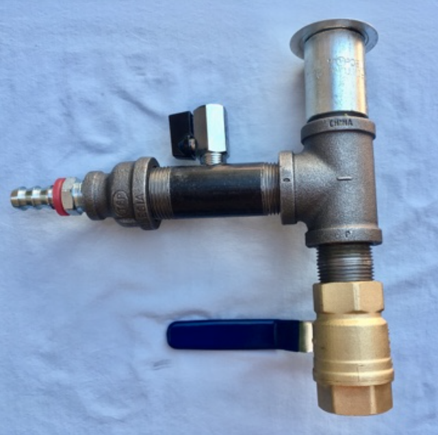 Sand Blast Metering Valve w/ Media Drain Harbor Freight Upgrade